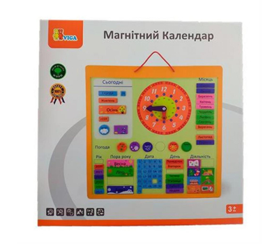 Развивающая игрушка Viga Toys Календарь магнитный (50377)