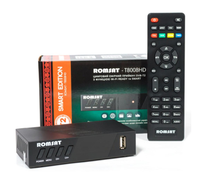ТВ тюнер Romsat DVB-T2, чипсет GX3235S (T8008HD)