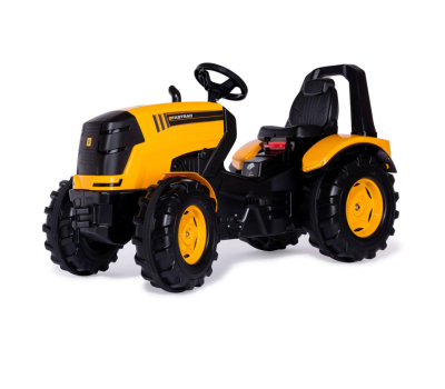 Веломобиль Rolly Toys Трактор rollyX-Trac Premium JCB черно-желтый (640102)