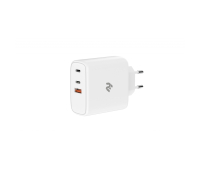 Зарядное устройство 2E USB-C Wall Charger GaN 65W, white (2E-WC3USB65W-W)