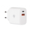 Зарядное устройство 2E USB Wall Charger QC, PD, Max 30W, white (2E-WC2USB30W-W)