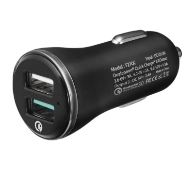 Зарядное устройство Spigen Essential F27QC Quick Charge 3.0 Car Charger (000CG20643)